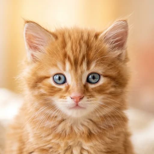 A kitten — start KittenPro growth sachets